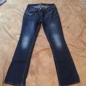 Arizona dark blue bootcut jeans